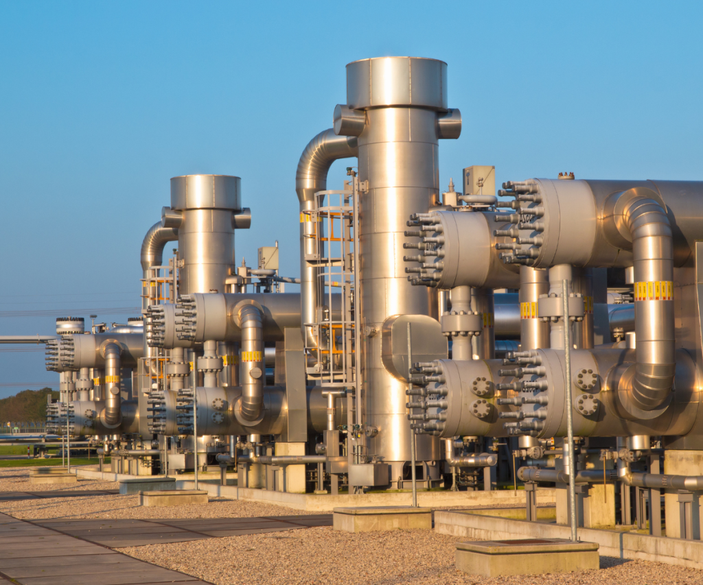 Oil and gas processing plant