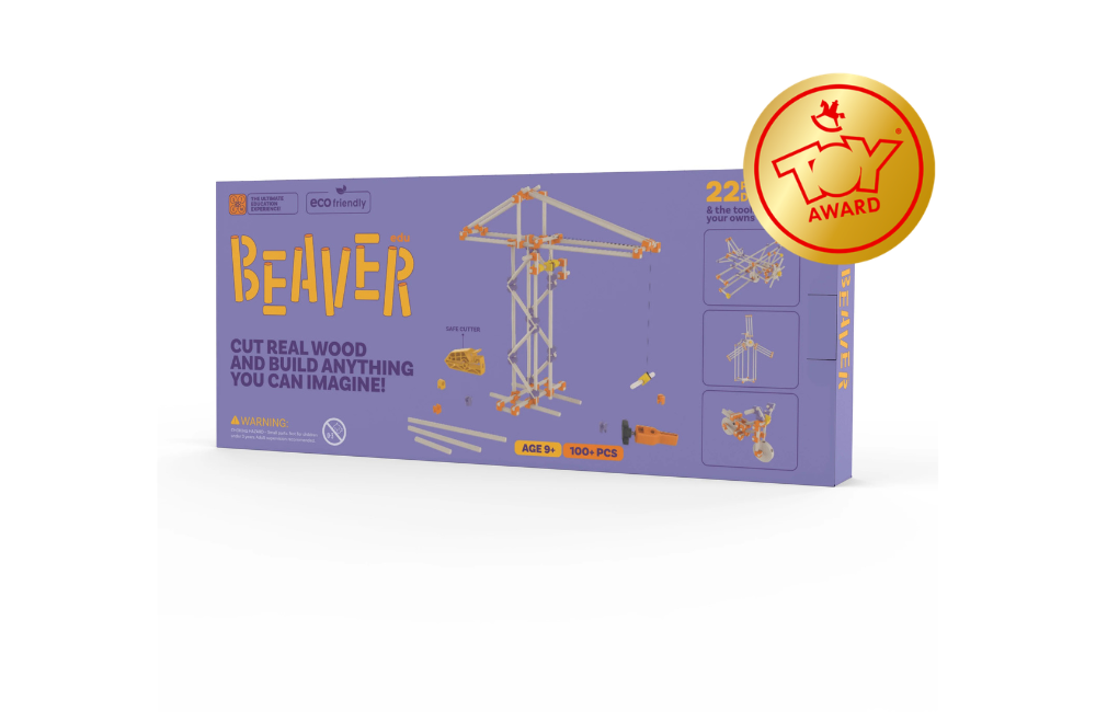 The Beaver construction kit on display