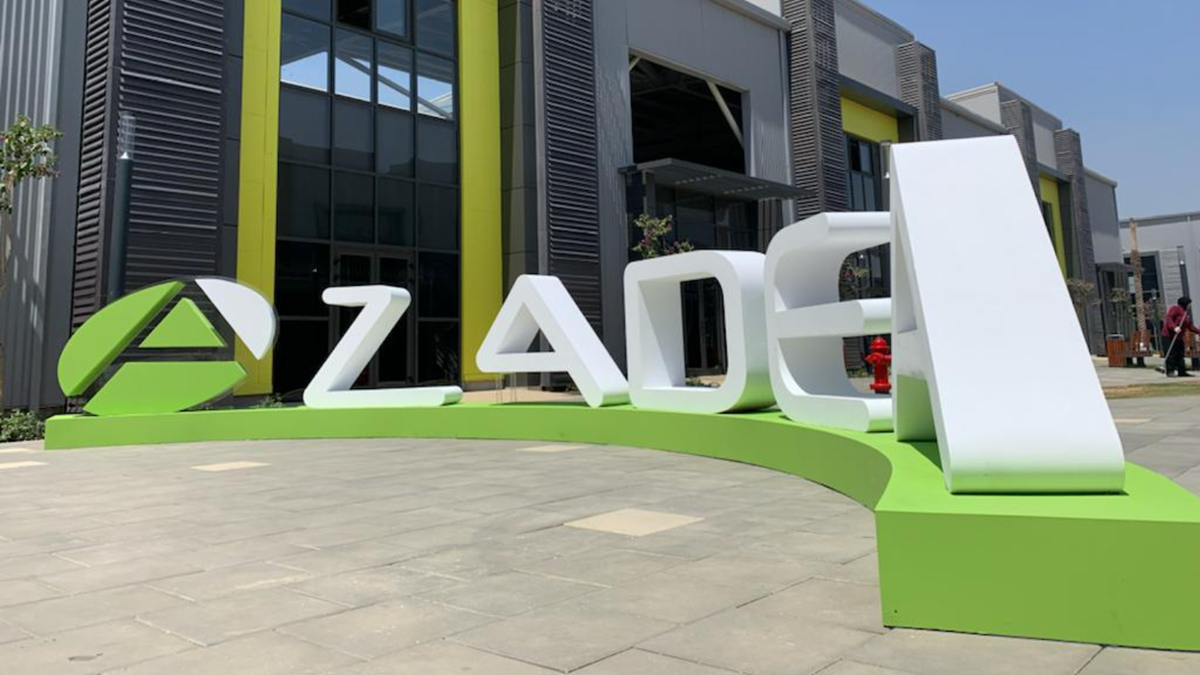 An Azadea retail brand signage