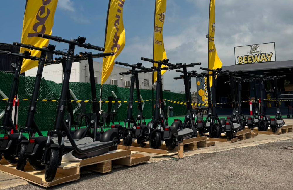Beeway scooters stand